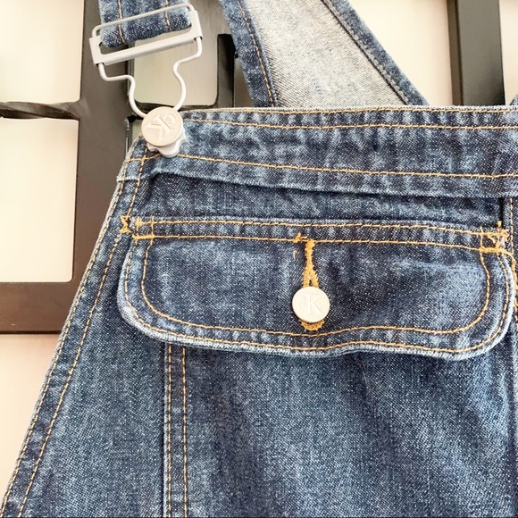 Vintage CK CALVIN KLEIN JEANS Baggy Denim Overalls - Picture 6 of 11